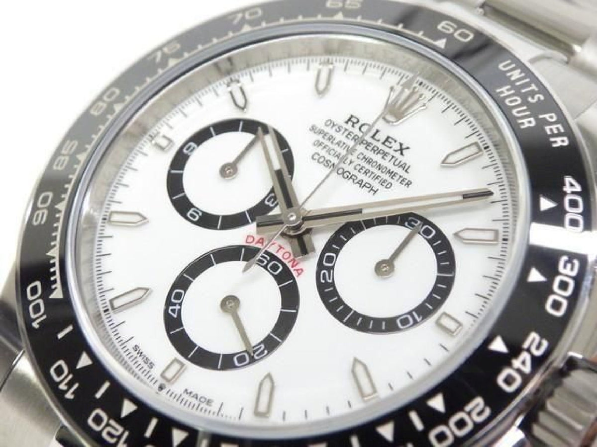 ROLEX Daytona witte wijzerplaat 126500LN '25 gekocht heren 193986704 hannari-shop
