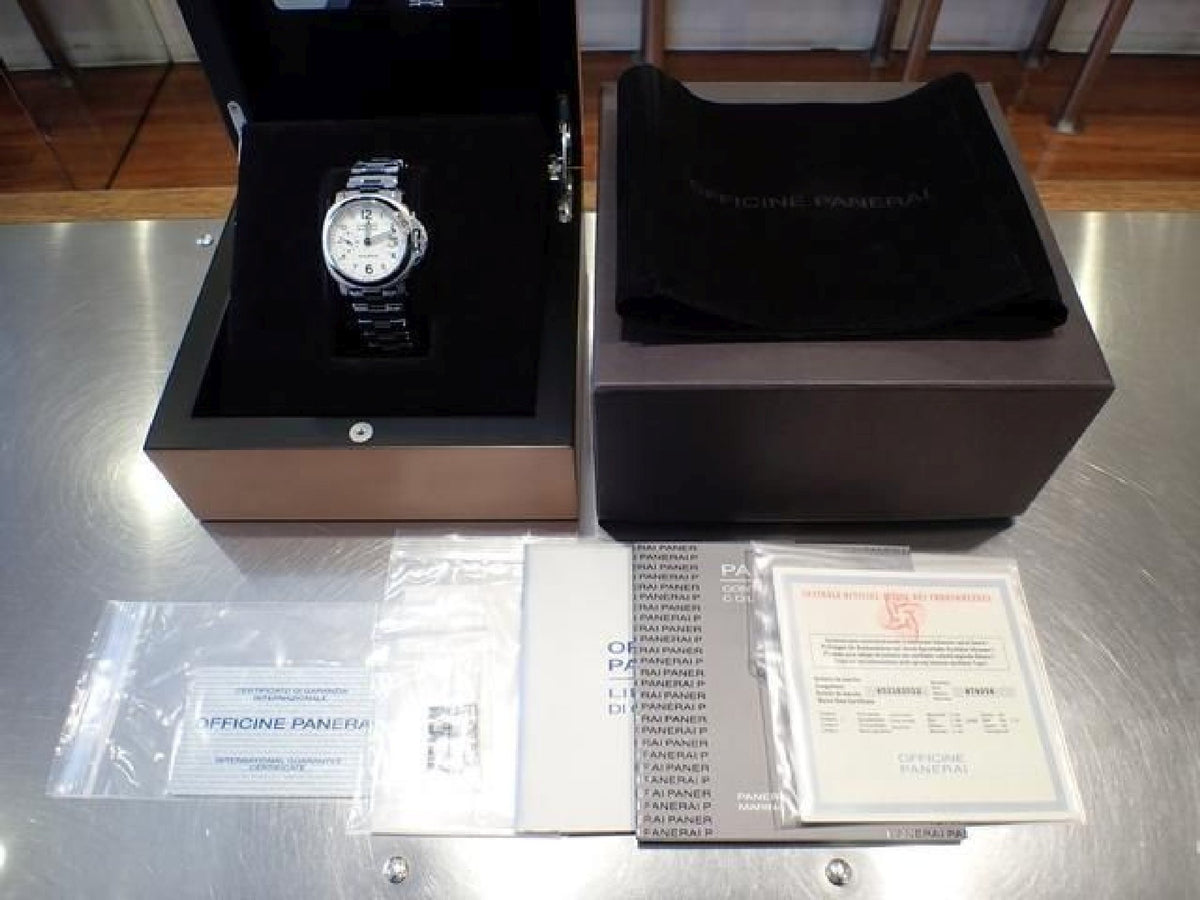 PANERAI Luminor Marina white 40 MM PAM00051 '06 Mens 194014018 hannari-shop