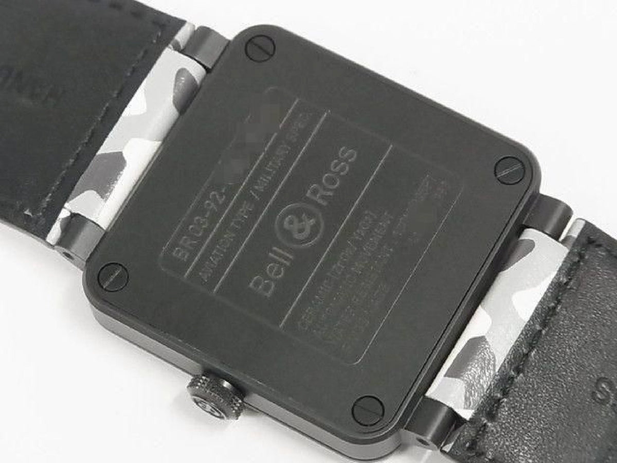 BELL & ROSS BR03-92 white Camo BR0392-CG-CE/SCA world Limited99 9 Lots Mens 194188177 hannari-shop
