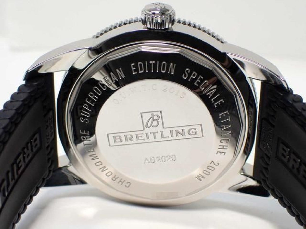 BREITLING Superocean Heritage B20 Automatic 46 black rubber+ Bracelet AB2020121B1S1 Mens 194190600 hannari-shop