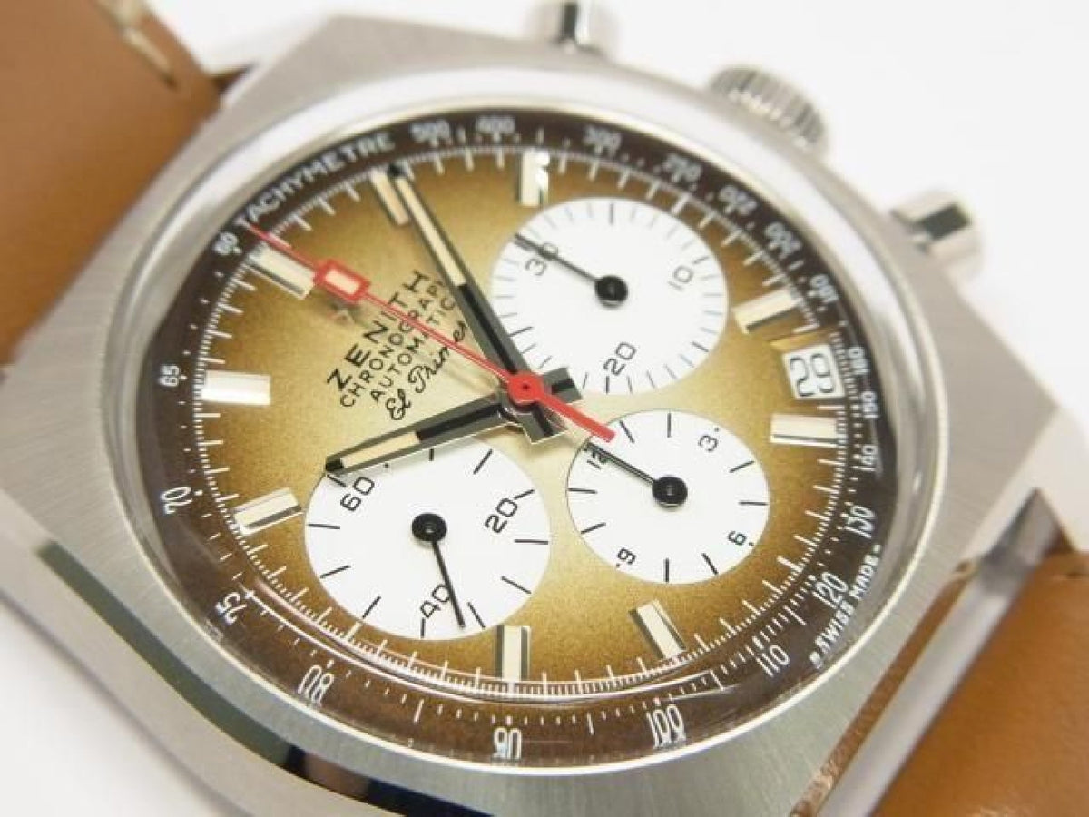 ZENITH Chrono Master Revival El Primero A385 Gradation bruin 03.A384.400/385.C855 Heren 194243077 hannari-shop