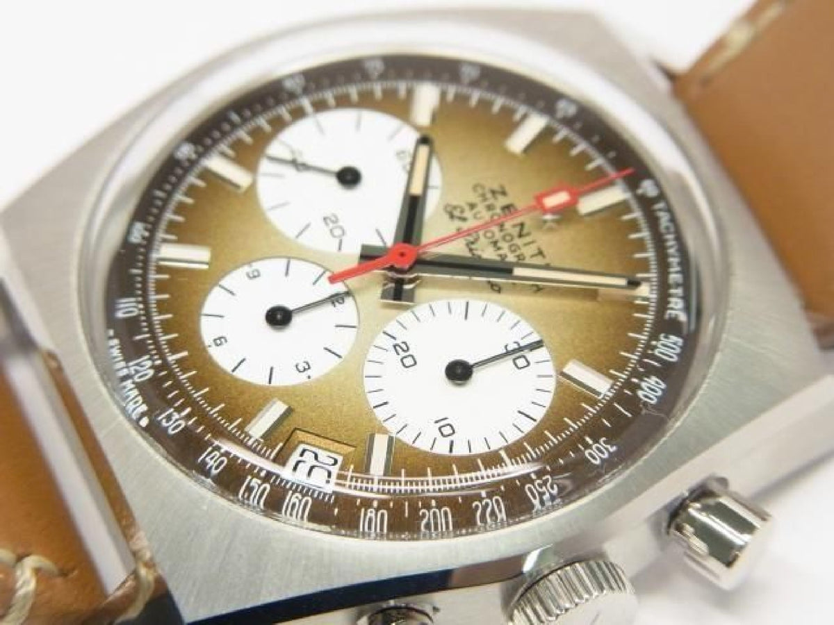 ZENITH Chrono Master Revival El Primero A385 Gradation bruin 03.A384.400/385.C855 Heren 194243077 hannari-shop