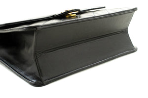 CHANEL Small Chain Shoulder Bag Clutch Black Quilted Flap Lambskin n85 hannari-shop
