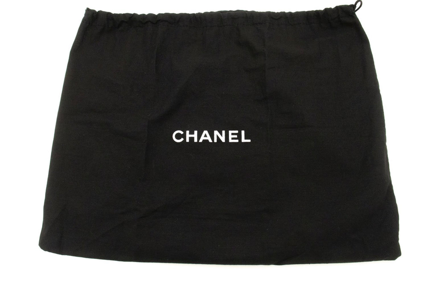 CHANEL Classic Double Flap 10" Chain Shoulder Bag Black Lambskin am6 hannari-shop
