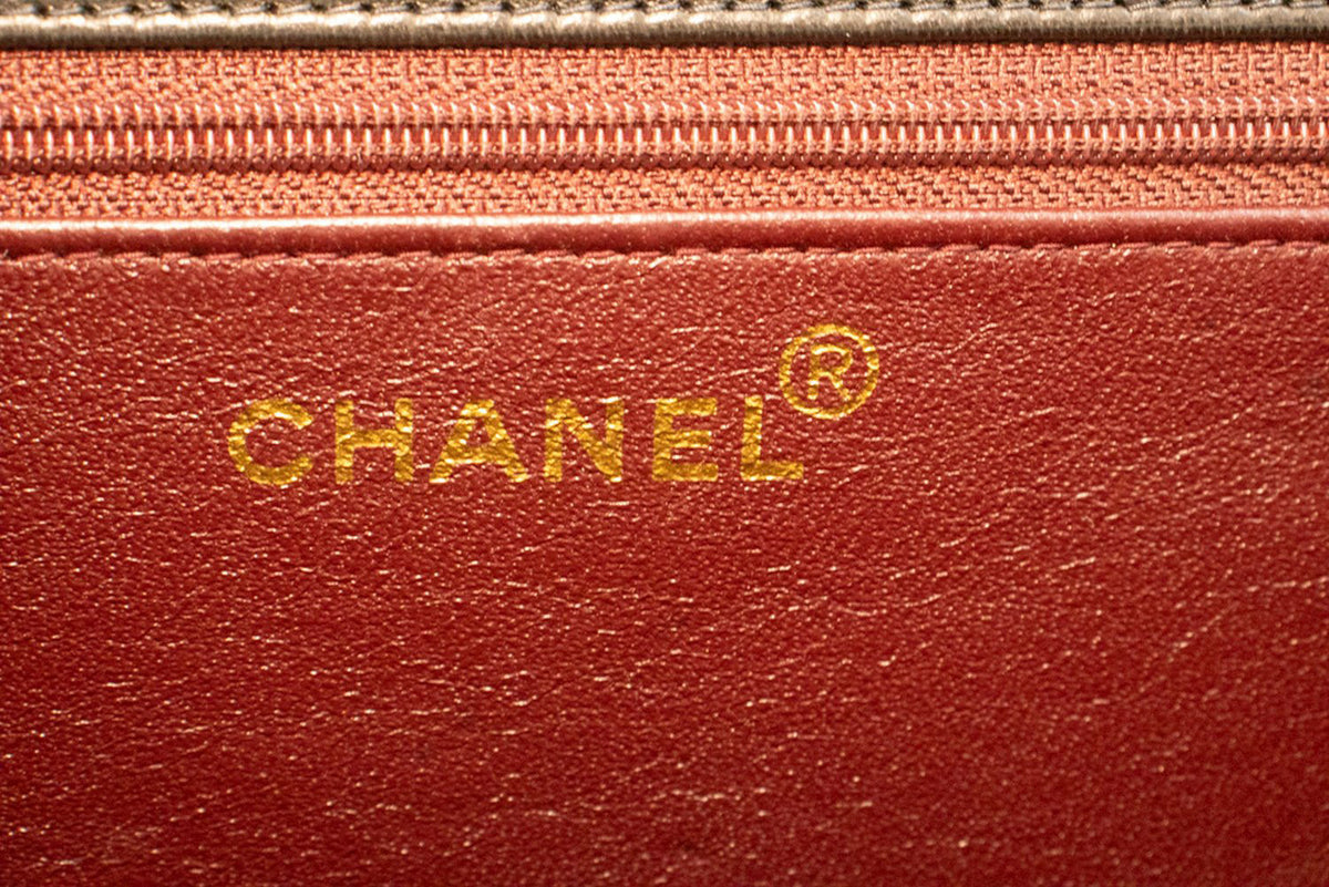 CHANEL Small Chain Shoulder Bag Clutch Black Quilted Flap Lambskin ao7 hannari-shop