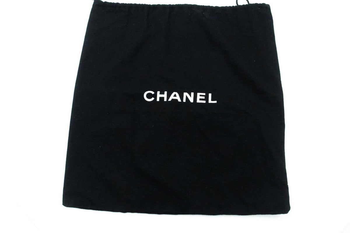 CHANEL Zwarte Classic Wallet On Chain WOC Schoudertas Lamsleer ap5 hannari-shop