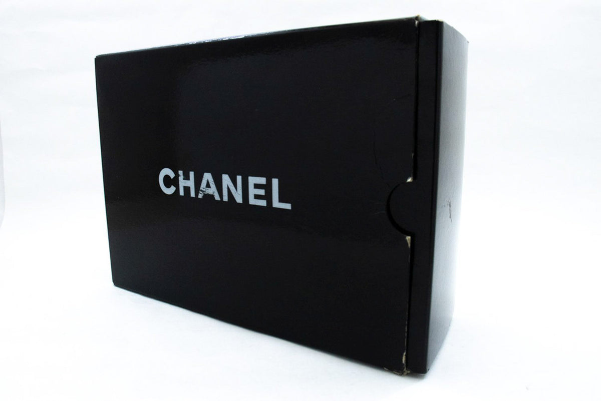 CHANEL Classic Double Flap 9" Chain Schoudertas Zwart Lamsleer ap2 hannari-shop