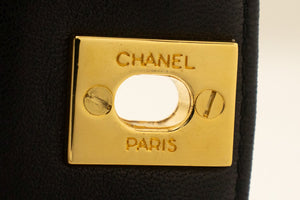 CHANEL Diana Flap Chain Shoulder Bag Black Quilted Lambskin Purse n76 hannari-shop