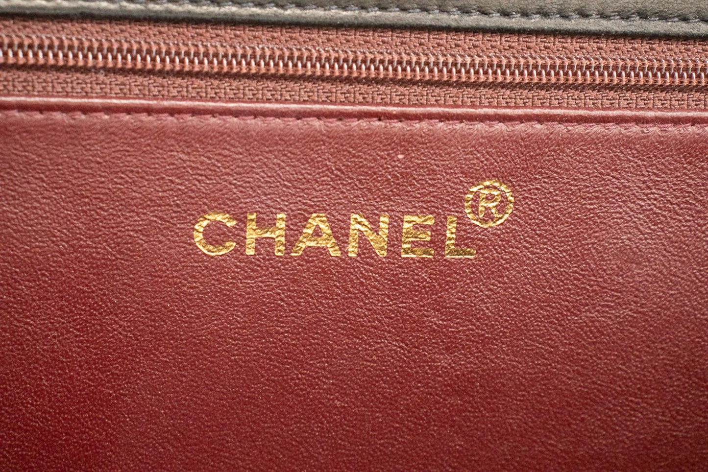 CHANEL Chain Schoudertas Clutch Zwart Gewatteerde Flap Lambskin Portemonnee k13