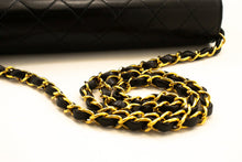 CHANEL Small Chain Shoulder Bag Clutch Black Quilted Flap Lambskin n85 hannari-shop