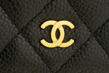 CHANEL Grained Calfskin Wallet On Chain WOC Black Shoulder Bag n96 hannari-shop