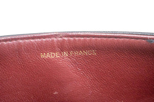 CHANEL Classic Double Flap 9" Chain Shoulder Bag Black Lambskin p02 hannari-shop
