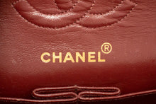 CHANEL Classic Double Flap 9" Chain Shoulder Bag Black Lambskin p88 hannari-shop