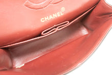CHANEL Classic Double Flap 9" Chain Shoulder Bag Black Lambskin p88 hannari-shop