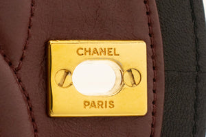 CHANEL Vintage Classic Chain Shoulder Bag Single Flap Quilted Lamb L11