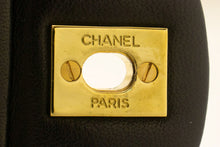 CHANEL Classic Double Flap 9" Chain Shoulder Bag Black Lambskin p90 hannari-shop