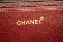 CHANEL Full Flap Chain Shoulder Bag Clutch Black Quilted Lambskin p86 hannari-shop