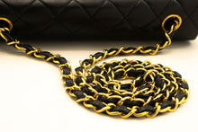 CHANEL Full Flap Chain Shoulder Bag Black Quilted Lambskin Leather p07 hannari-shop
