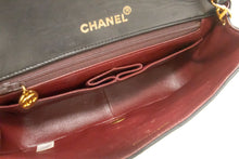 CHANEL Full Flap Chain Shoulder Bag Black Quilted Lambskin Leather p07 hannari-shop