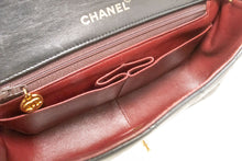 CHANEL Full Flap Chain Shoulder Bag Black Quilted Lambskin Leather p07 hannari-shop