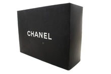 CHANEL Classic Double Flap 10" Chain Shoulder Bag Black Lambskin p77 hannari-shop