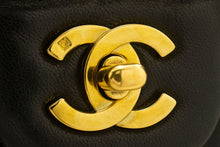 CHANEL Classic Double Flap 9" Chain Shoulder Bag Black Lambskin n70 hannari-shop