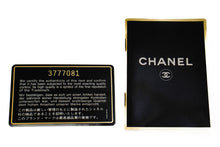 CHANEL Classic Double Flap 10" Chain Shoulder Bag Black Lambskin p82 hannari-shop