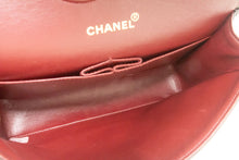 CHANEL Classic Double Flap 10" Chain Shoulder Bag Black Lambskin p82 hannari-shop