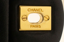 CHANEL Classic Double Flap 9" Chain Shoulder Bag Black Lambskin p57 hannari-shop