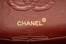 CHANEL Classic Double Flap 9" Chain Shoulder Bag Black Lambskin p57 hannari-shop