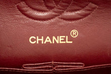 CHANEL Classic Double Flap 9" Chain Shoulder Bag Black Lambskin p98 hannari-shop