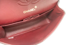 CHANEL Classic Double Flap 9" Chain Shoulder Bag Black Lambskin p98 hannari-shop
