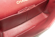 CHANEL Classic Double Flap 9" Chain Shoulder Bag Black Lambskin p98 hannari-shop