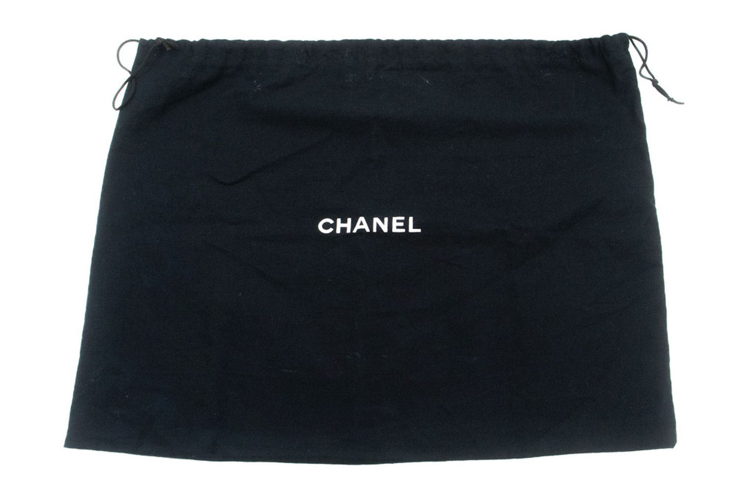 CHANEL Classic Double Flap 10" Chain Schoudertas Zwart Lamsleer ad8 hannari-shop