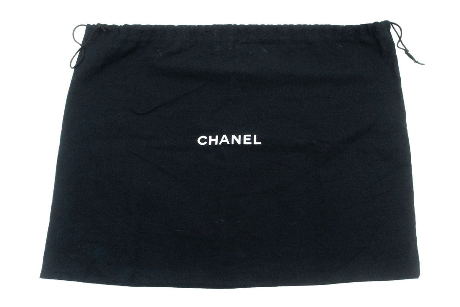 CHANEL Classic Double Flap 10" Chain Schoudertas Zwart Lamsleer ad8 hannari-shop