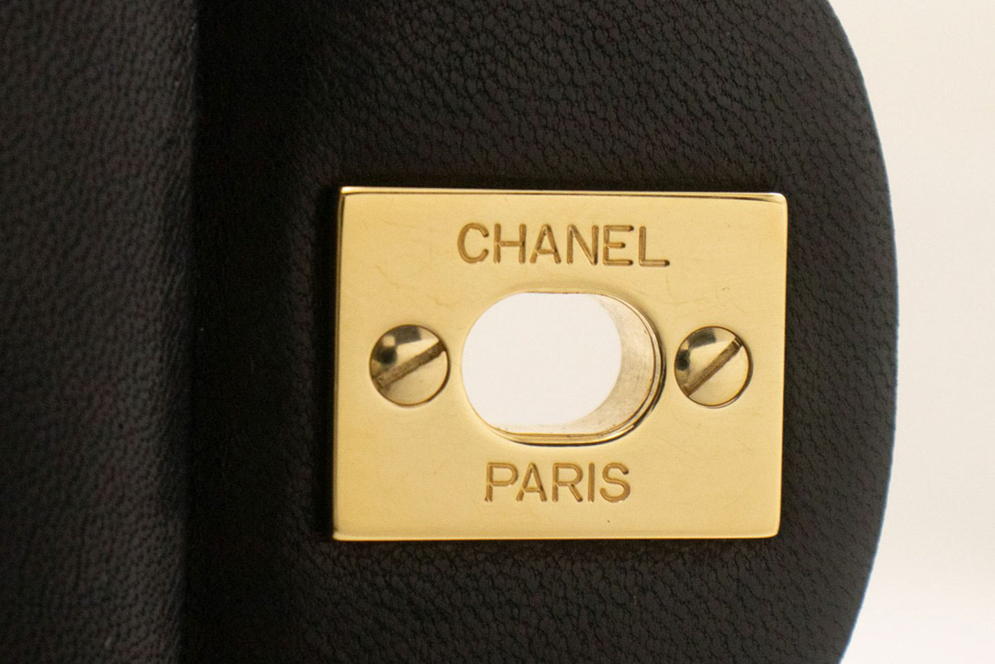 CHANEL Classic Double Flap 10" Chain Schoudertas Zwart Lamsleer ac9 hannari-shop
