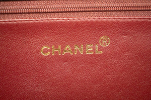 CHANEL schoudertas met ketting met volledige flap, clutch, zwart gewatteerd lamsleer L87