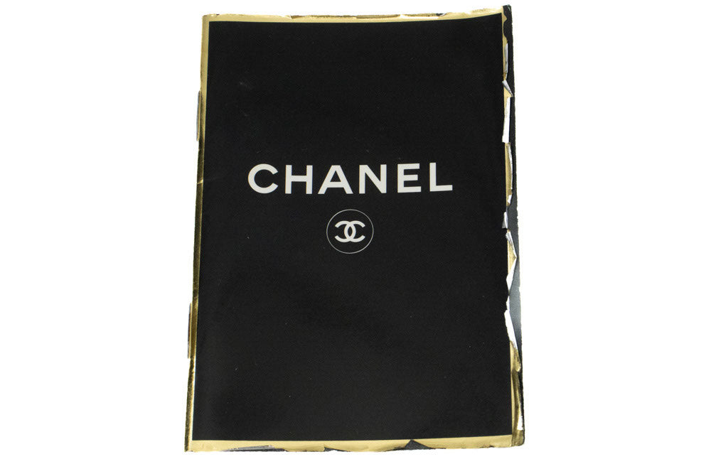 CHANEL Classic Double Flap 10" Chain Schoudertas Zwart Lamsleer ag1 hannari-shop