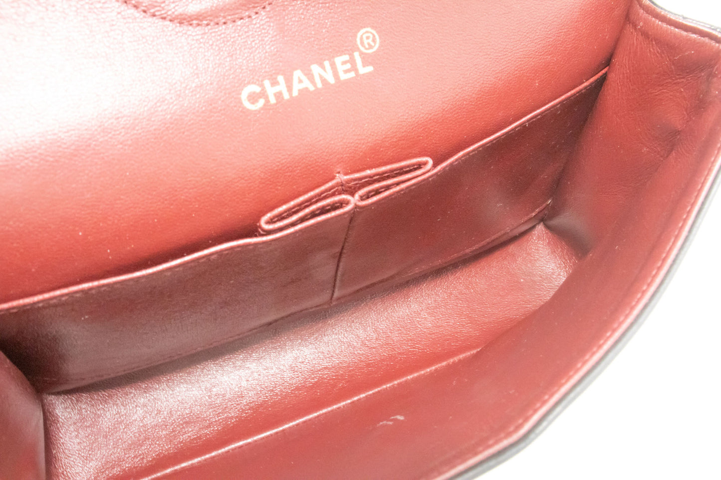 CHANEL Classic Double Flap 10" Chain Schoudertas Zwart Lamsleer ag1 hannari-shop