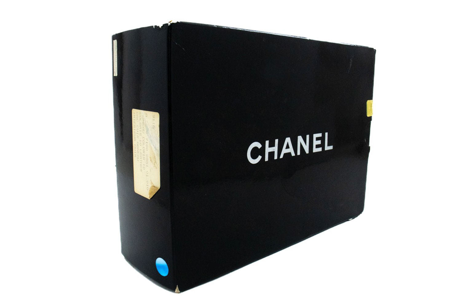 CHANEL Classic Double Flap 9" Chain Shoulder Bag Black Lambskin ag6 hannari-shop