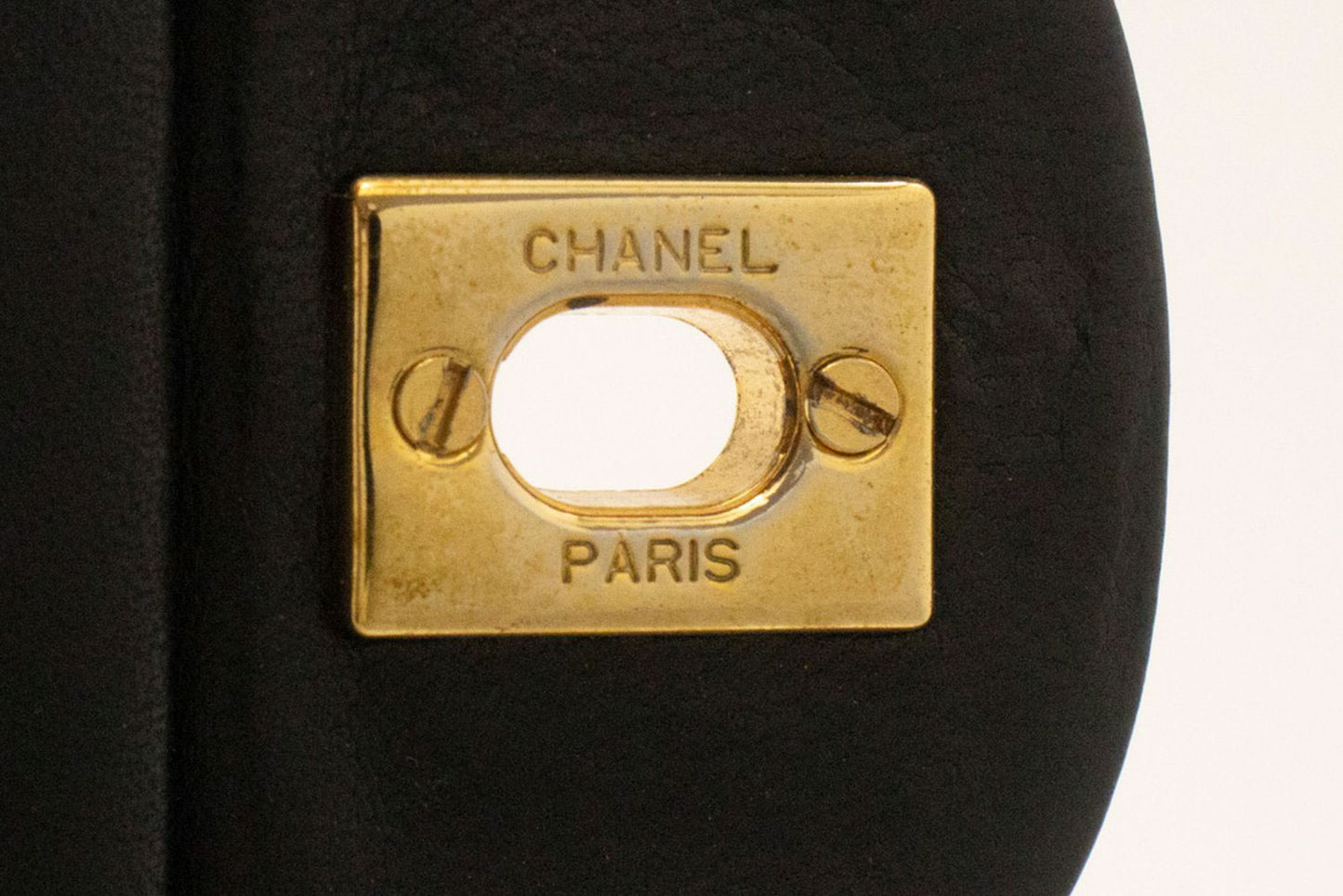 CHANEL Classic Double Flap 10" Chain Schoudertas Zwart Lamsleer ag5 hannari-shop