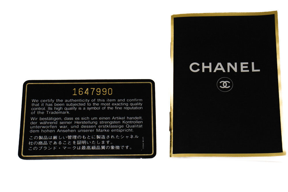 CHANEL Mini Square Kleine Chain Shoulder Bag Crossbody Zwart Lam ag7 hannari-shop