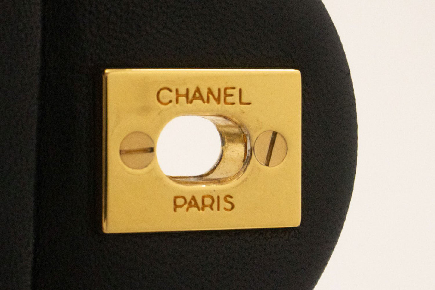 CHANEL Mini Square Kleine Chain Shoulder Bag Crossbody Zwart Lam ag7 hannari-shop