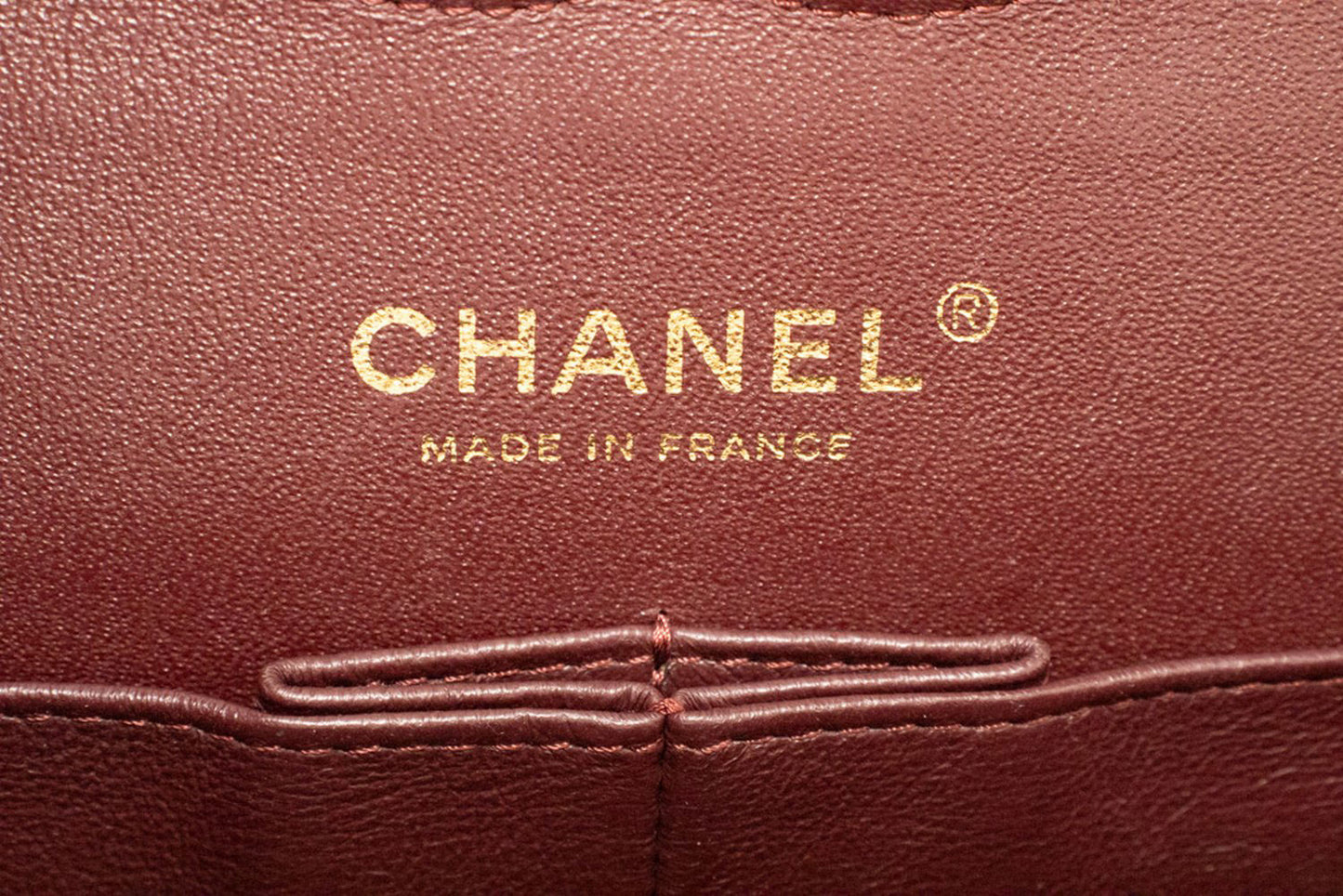 CHANEL V-Stitch Double Flap 10" Chain Shoulder Bag Black Lambskin ai5 hannari-shop