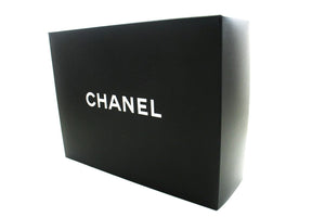 CHANEL Classic Large 11" Chain Shoulder Bag Flap Black Lambskin L95