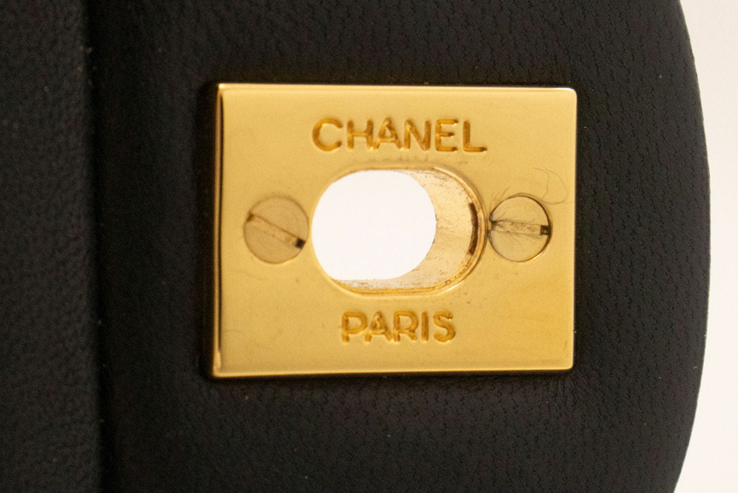 CHANEL Classic Double Flap 10" Chain Schoudertas Zwart Lamsleer aj5 hannari-shop