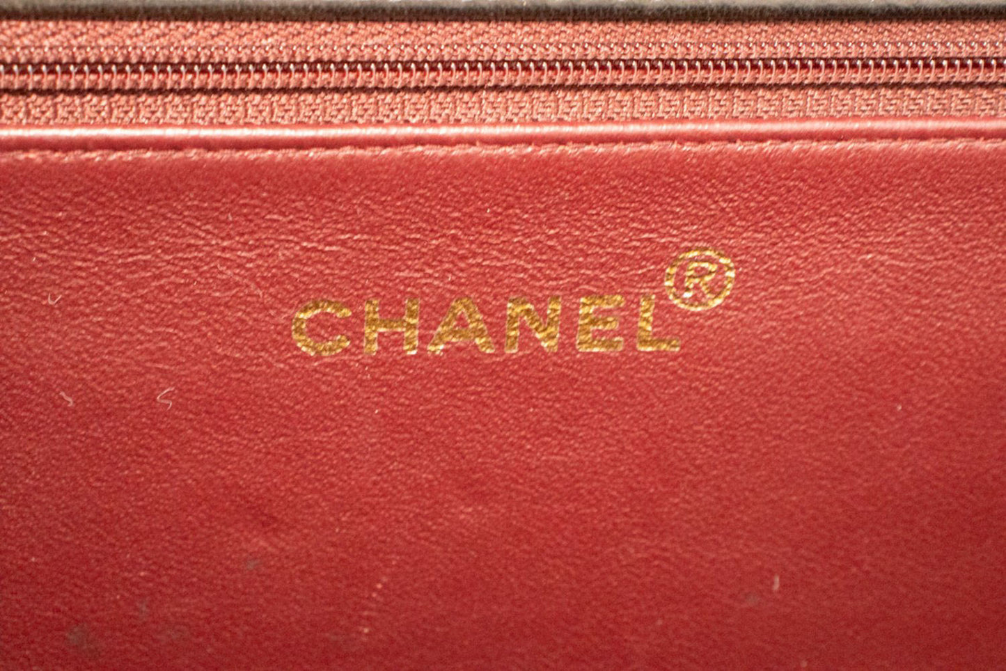 CHANEL Full Flap Chain Shoulder Bag Clutch Black Quilted Lambskin aj6 hannari-shop