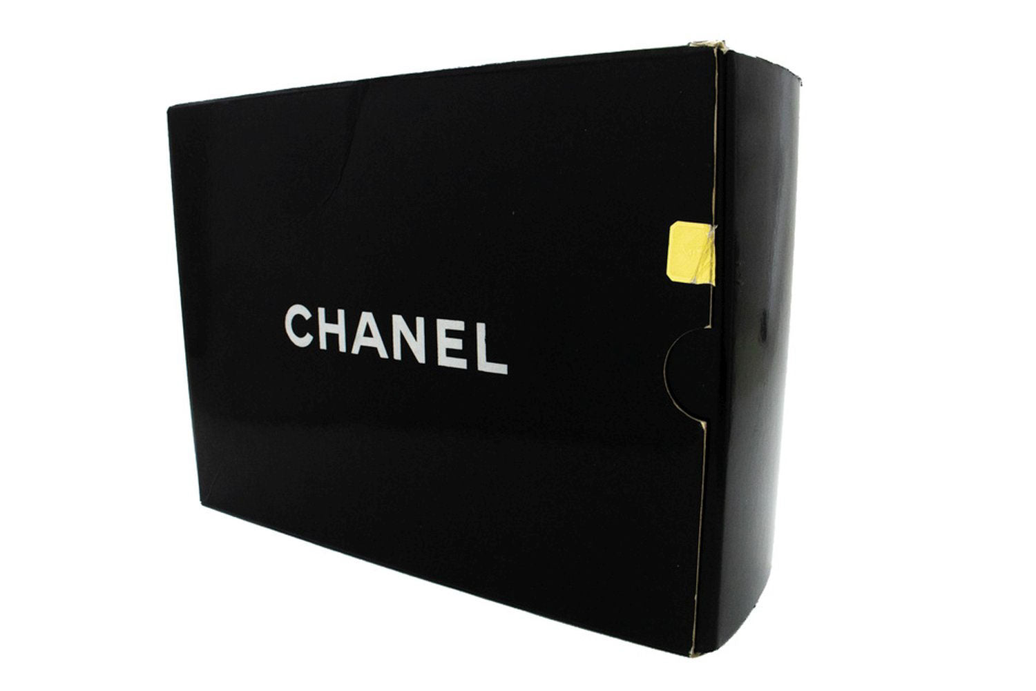 CHANEL Classic Double Flap 10" Chain Schoudertas Zwart Lamsleer aj8 hannari-shop