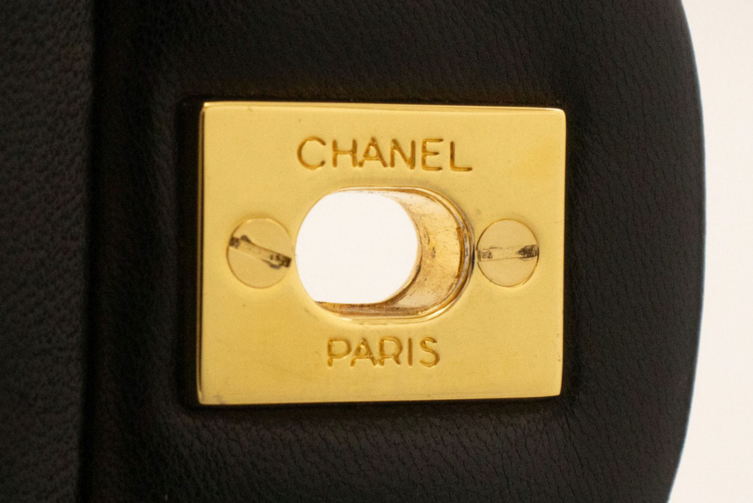 CHANEL Classic Double Flap 9" Chain Schoudertas Zwart Lamsleer aj7 hannari-shop