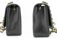 CHANEL Diana Flap Chain Shoulder Bag Black Quilted Lambskin Purse n76 hannari-shop